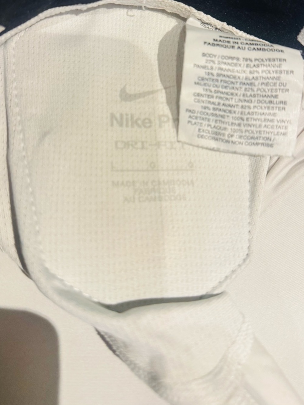 Nike Pro HyperStrong Mens padded football girdle compression shorts - Picture 7 of 7